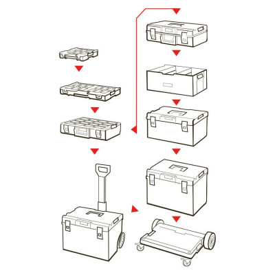 Ящик для інструменту QBRICK SYSTEM ONE 2.0 450 BASIC SKRQ450B2CZAPG003