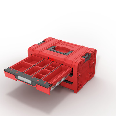 Ящик для інструментів QBRICK SYSTEM Pro Drawer 3 Toolbox 2.0 Expert Red Ultra HD Custom SKRQPROD3E2CCZEPG003