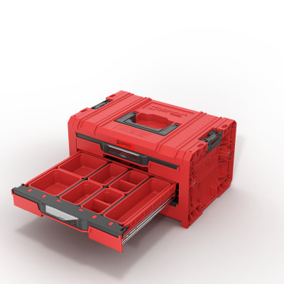 Ящик для інструментів QBRICK SYSTEM Pro Drawer 3 Toolbox 2.0 Expert Red Ultra HD Custom SKRQPROD3E2CCZEPG003