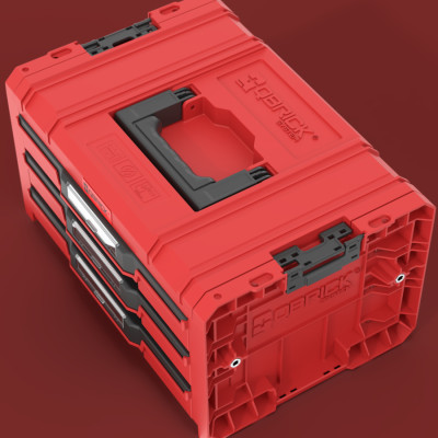 Ящик для інструментів QBRICK SYSTEM Pro Drawer 3 Toolbox 2.0 Expert Red Ultra HD Custom SKRQPROD3E2CCZEPG003