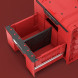 Ящик для інструментів QBRICK SYSTEM Pro Cart 2.0 Plus Drawer 2 Red Ultra HD Custom SKRWQCP2PD2CZEPG001