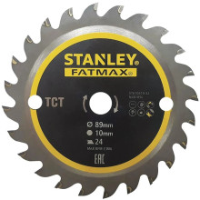 Диск пильный по дереву STANLEY TCT MULTI SAW 89х10х24 STA10410