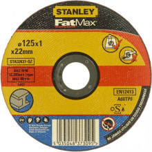 Круг отрезной по металлу STANLEY 125х22.23х1 мм STA32637