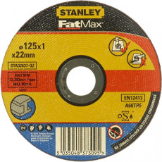 Круг відрізний по металу STANLEY 125х22.23х1 мм STA32637