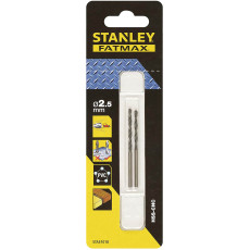 Cвердла по металу 2 шт STANLEY FatMax HSS-CNC 2.5х30х57 мм STA51018