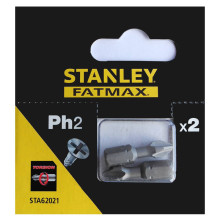 Біти 2 шт STANLEY FatMax PH2 25 мм STA62021