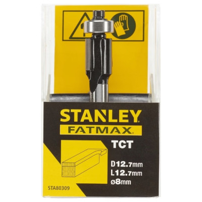 Фреза копіювальна по дереву STANLEY FatMax D12.7 l12.7 d8 STA80309