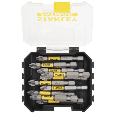 Біти ударні подовжені 10 шт STANLEY FatMax PZ2 50 мм STA88572