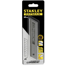 Лезо STANLEY Carbide 25мм 5шт