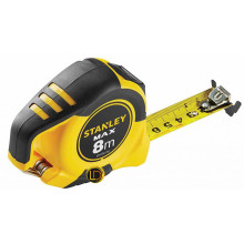 Рулетка STANLEY MAX 8м двостороння стрічка