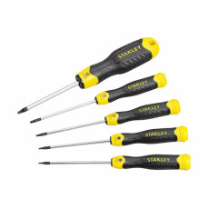 Набір викруток CushionGrip, 5 штук, Torx: №: TT5, TT6, TT8, TT10, TT15 STANLEY STHT2-65155