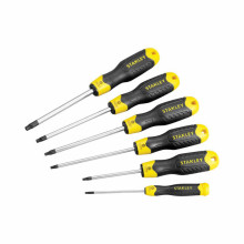 Набір викруток CushionGrip, 5 штук, Torx: №: TT5, TT6, TT8, TT10, TT15 STANLEY STHT2-65156