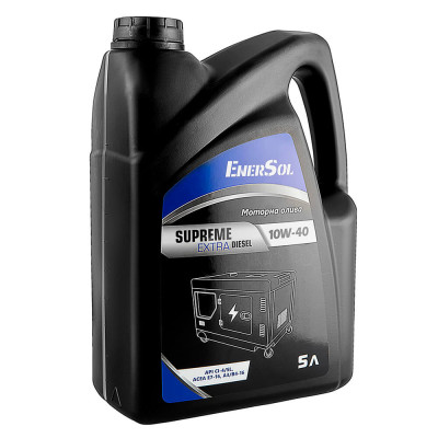 Масло моторное полусинтетическое для дизельных двигателей EnerSol Supreme-ExtraDiesel 10W-40 5 л