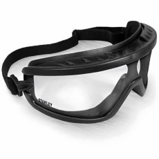 Окуляри захисні повнорозмірні прозорі STANLEY Black Frame Cle SY240-1D
