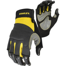 Рукавиці чорно-жовті без пальців STANLEY 9/L SY640L