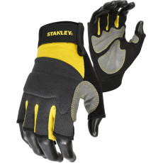 Рукавиці чорно-жовті без пальців STANLEY 9/L SY640L