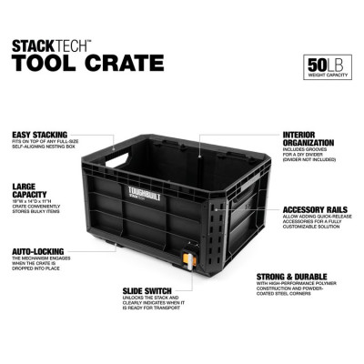 Ящик для інструментів ToughBuilt StackTech Tool Crate TB-B1-X-50