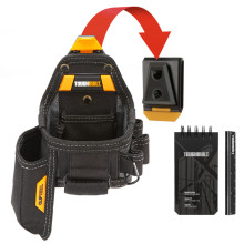 Швидкоз'ємна сумка для рулетки та ножа + блокнот та олівець ToughBuilt ClipTech TB-CT-25XB
