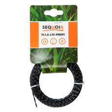 Волосінь квадратна SEQUOIA 1.6 мм 15 м TL1.6-L15-Profi
