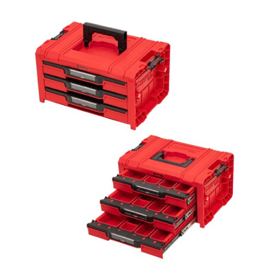 Набір ящиків для інструментів QBRICK SYSTEM PRO Drawer Workshop Set 3 2.0 RED 5901238258353 Z258353PG003